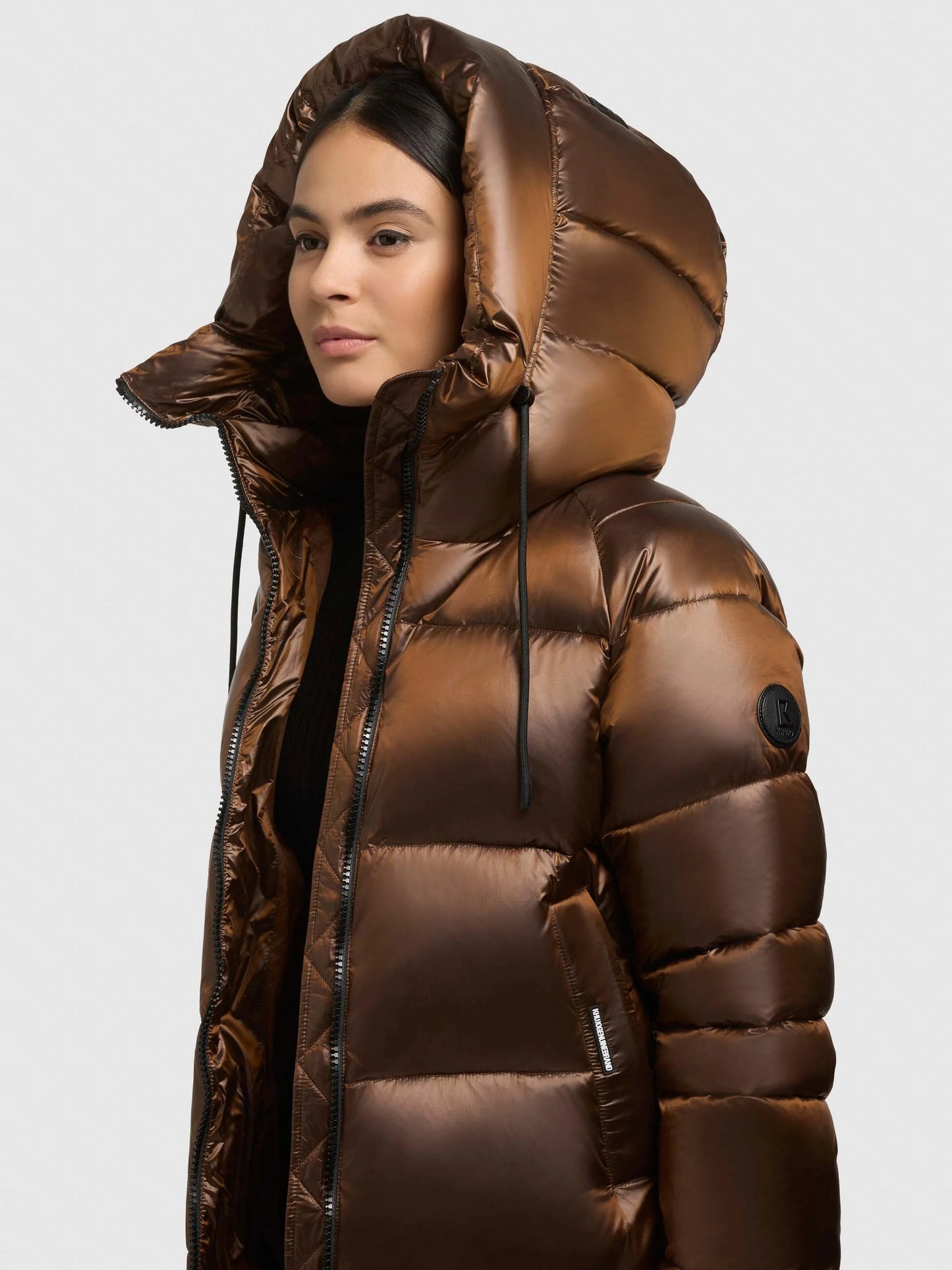 Chaqueta marrón cobrizo