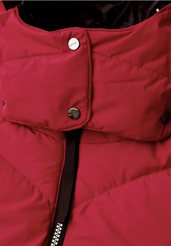 Chaqueta acolchada de largo midi