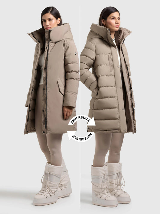 Parka reversible