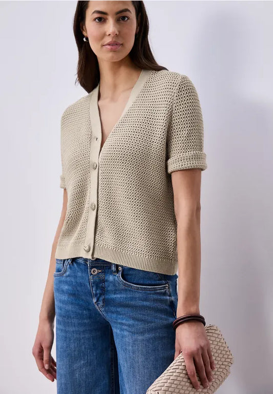 CARDIGAN MANGA CORTA