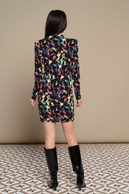 Vestido animal print